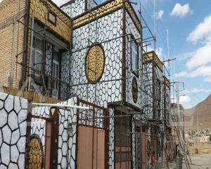 نمای ساختمان با سیمان طرح سنگ | قیمت عالی